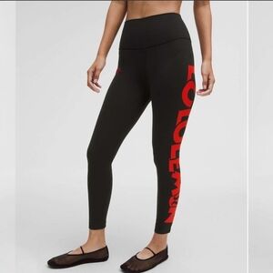 NWT Disney x Lululemon *Align High-Rise Pant 25" Size 2 Black  W5GK8S